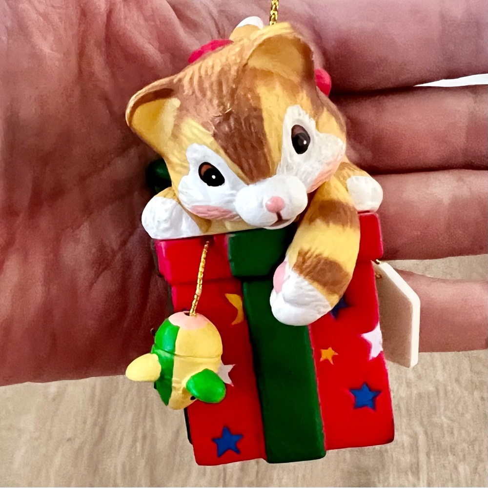 1997 Forget-Me-Not - CATNIP CHRISTMAS - American Greetings Ornament~Cat Kitty